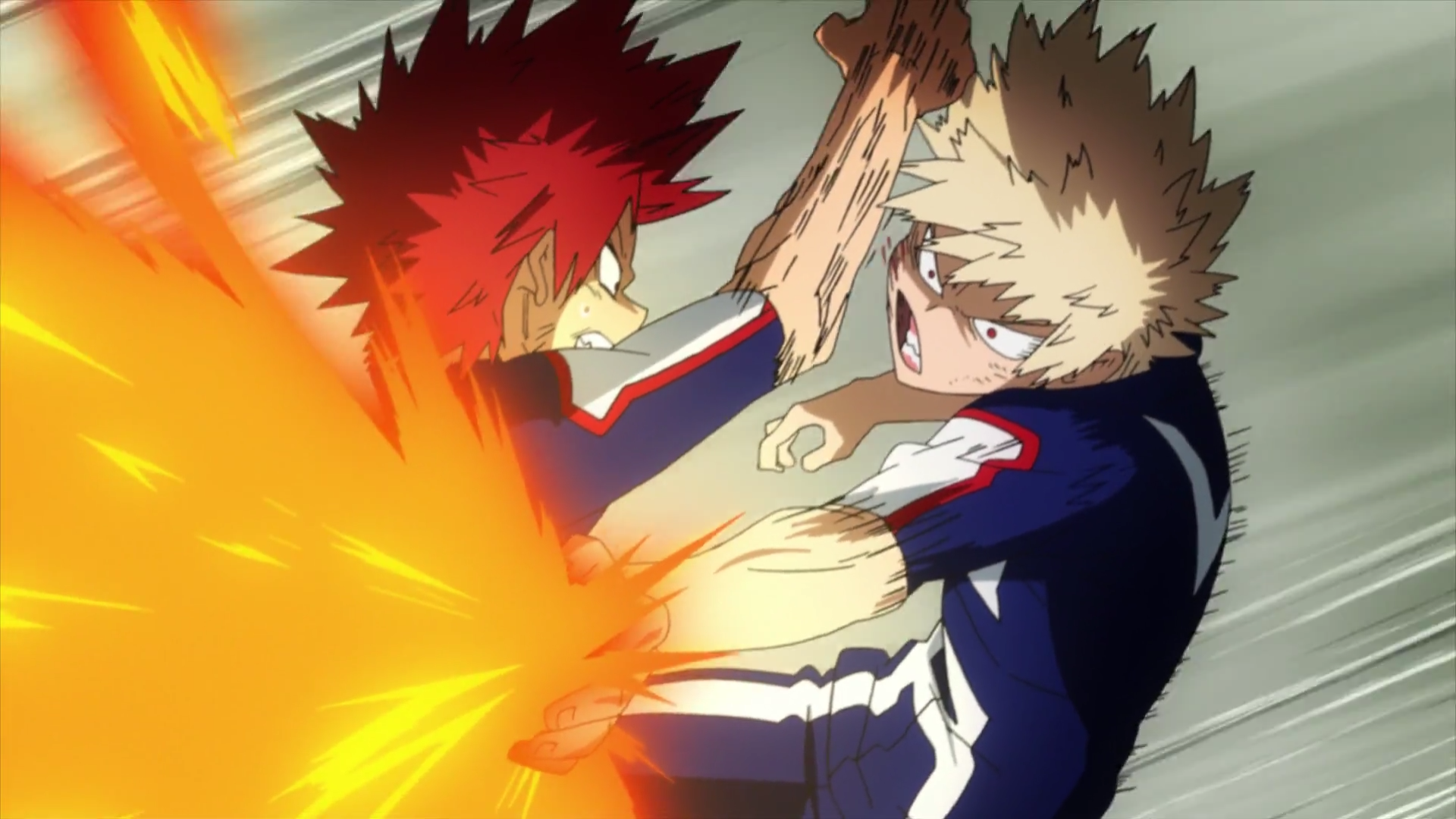 Katsuki Bakugo vs. Eijiro Kirishima | My Hero Academia Wiki | Fandom