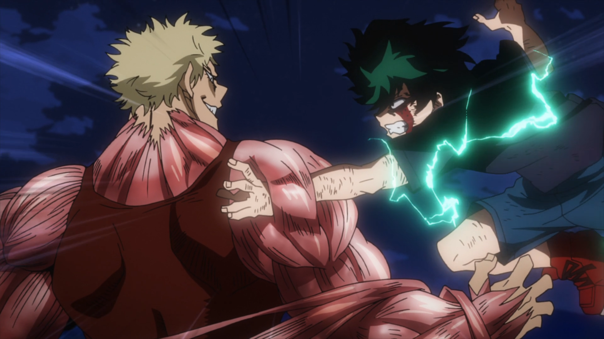 Izuku Midoriya Vs Muscular My Hero Academia Wiki Fandom