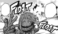 Himiko discovers she can use Ochaco's Quirk