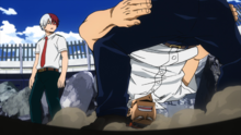 Inasa Yoarashi apologizes to Shoto Todoroki