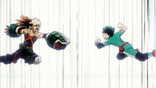 Izuku And Katsuki Clash