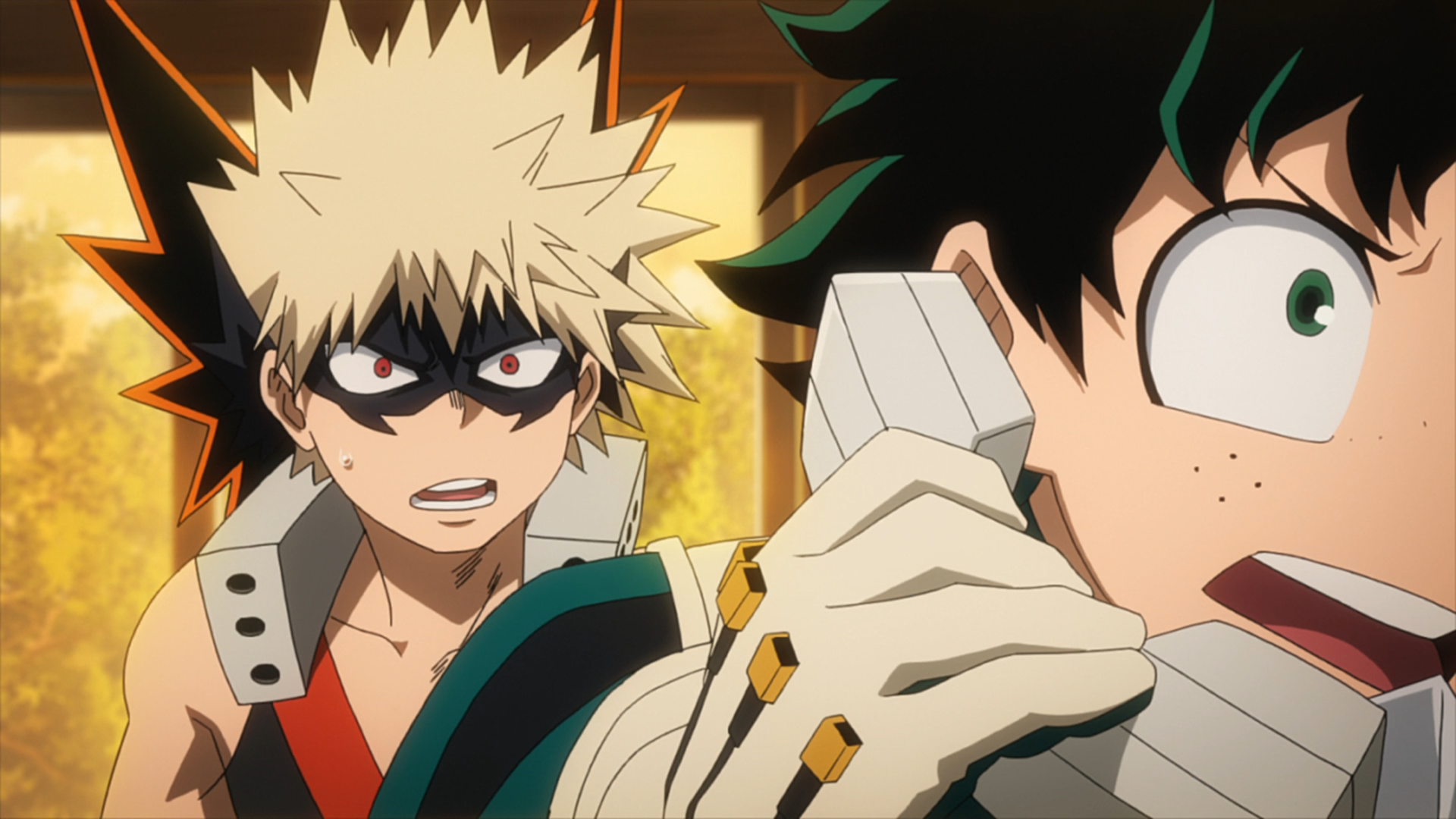 Izuku Midoriya And Katsuki Bakugo Vs Nine My Hero Academia Wiki Fandom