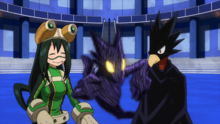 Fumikage and Tsuyu pass