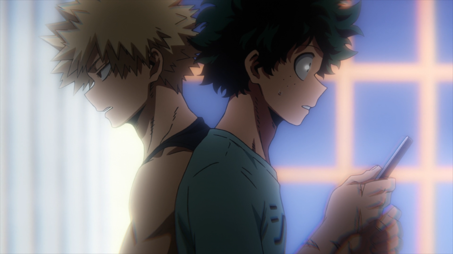 boku no hero academia midoriya vs bakugo