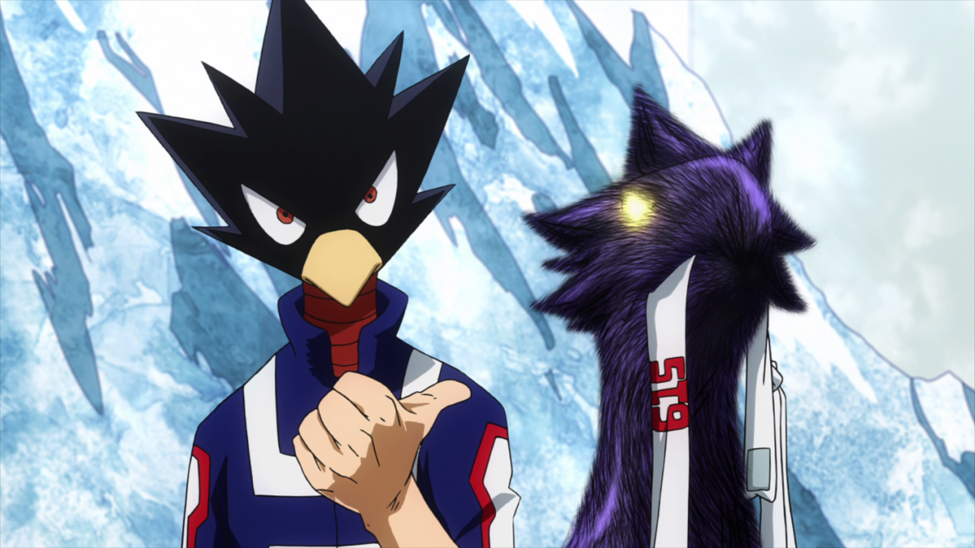 Fumikage And Hawks Wallpapers hawks fumikage tokoyami boku no hero academia bnha hero on fumikage and hawks wallpapers
