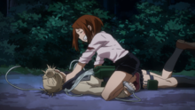 Himiko drains Ochaco