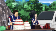 Momo and Rikido training