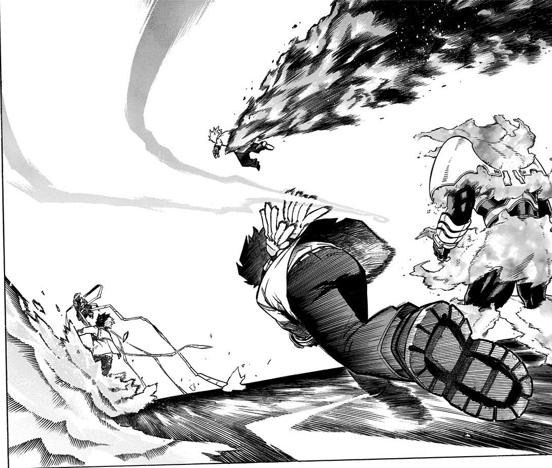 My Hero Academia Manga Endeavor Vs Nomu