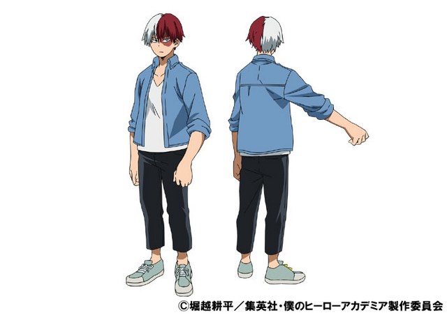 Shoto Todoroki My Hero Academia Casual Minecraft Skin