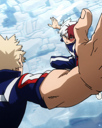 Katsuki Bakugo Vs Shoto Todoroki My Hero Academia Wiki Fandom