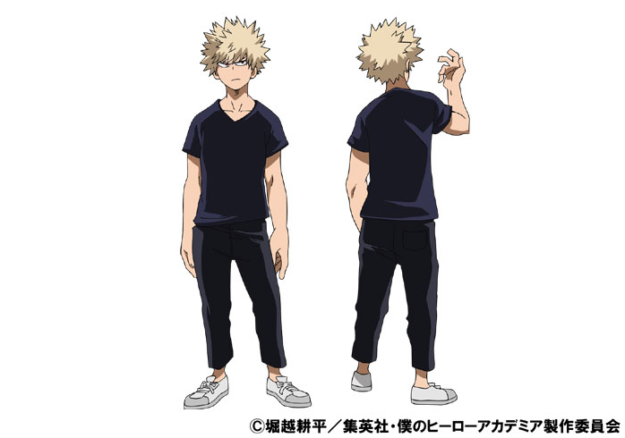 Image - Katsuki Bakugo Casual TV Animation Design Sheet.png | Boku no