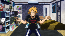 Denki Kaminari's dorm room