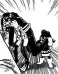 Minoru y Tsuyu ayudan a Shōta