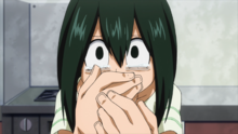 Tsuyu worries about All Might