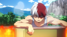 Shoto at training camp