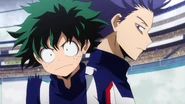 Hitoshi sneaks up on Izuku