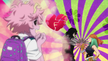 Mina watches Ms. Joke flirt