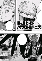 Hawks confronts Best Jeanist