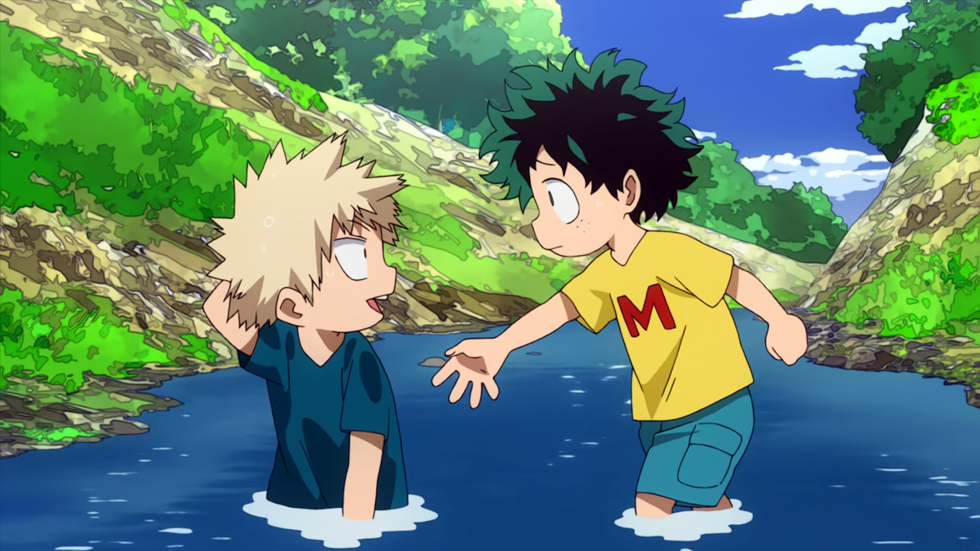 boku no hero academia kacchan and deku