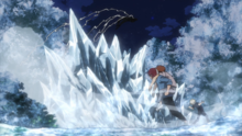 Moonfish evades Shoto ice