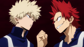 Katsuki and Eijiro team up