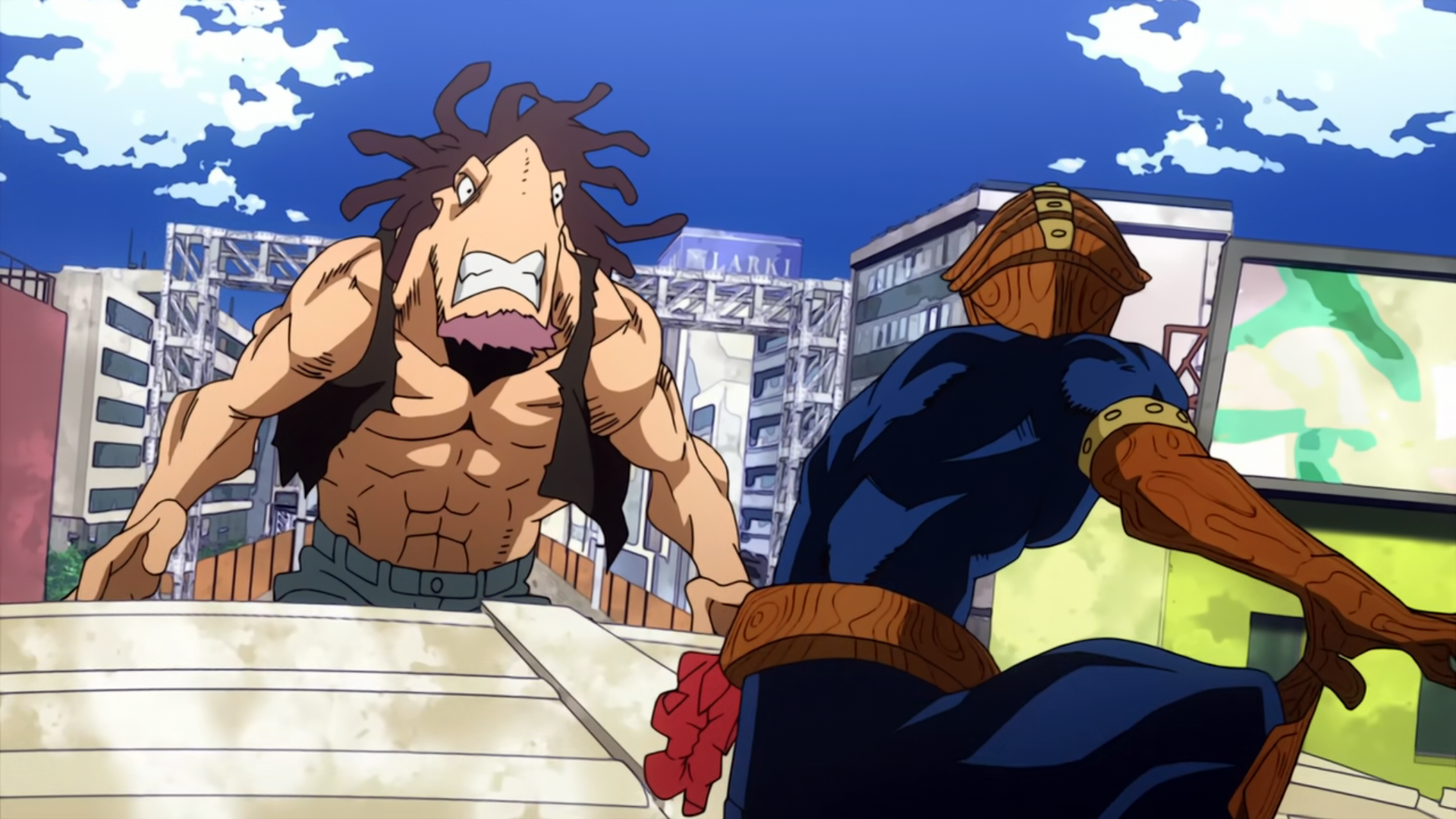 Image - Kamui Woods vs Giant Villain.png | Boku no Hero Academia Wiki