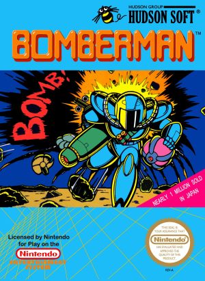Bomberman NES carátula