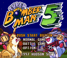 Super Bomberman 5-Menu de Pausa