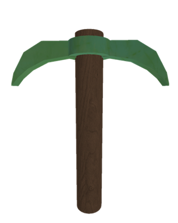 Emerald Pickaxe Booga Booga Roblox Wiki Fandom - roblox booga booga pink diamond pickaxe