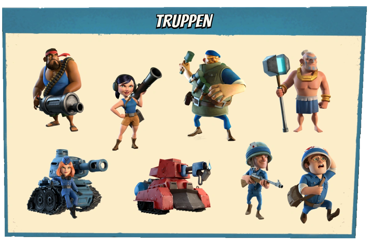 Bild Uebersicht der Truppen.png Boom Beach Wiki FANDOM powered by
