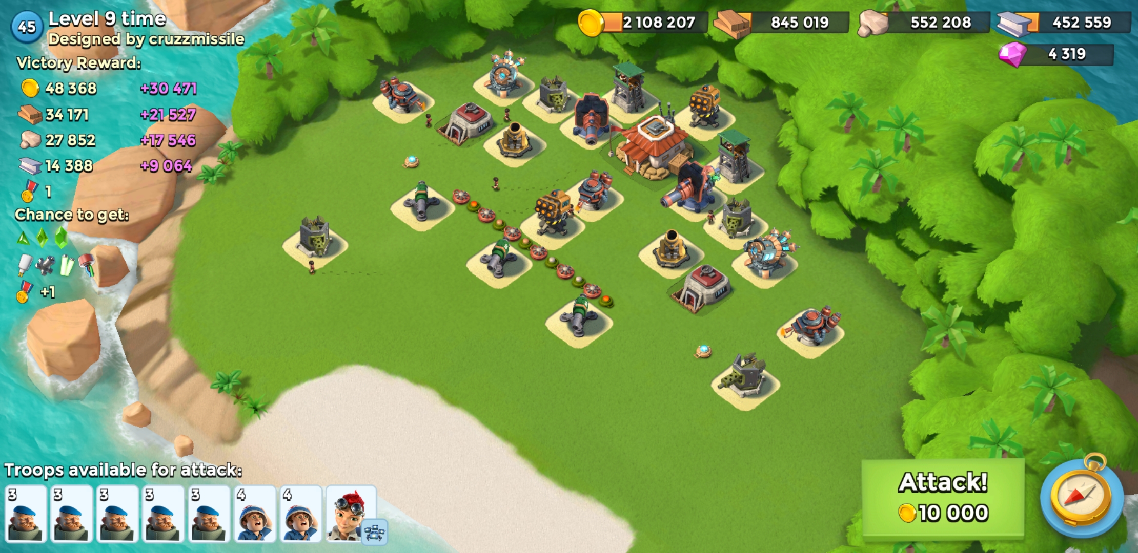 boom beach landing craft levela