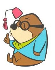 Mole Cartoon Character With Glasses