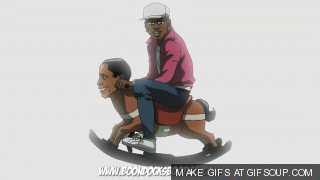 Dick Riding Obama