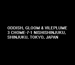 Oddish, Gloom and Vileplume (1999)