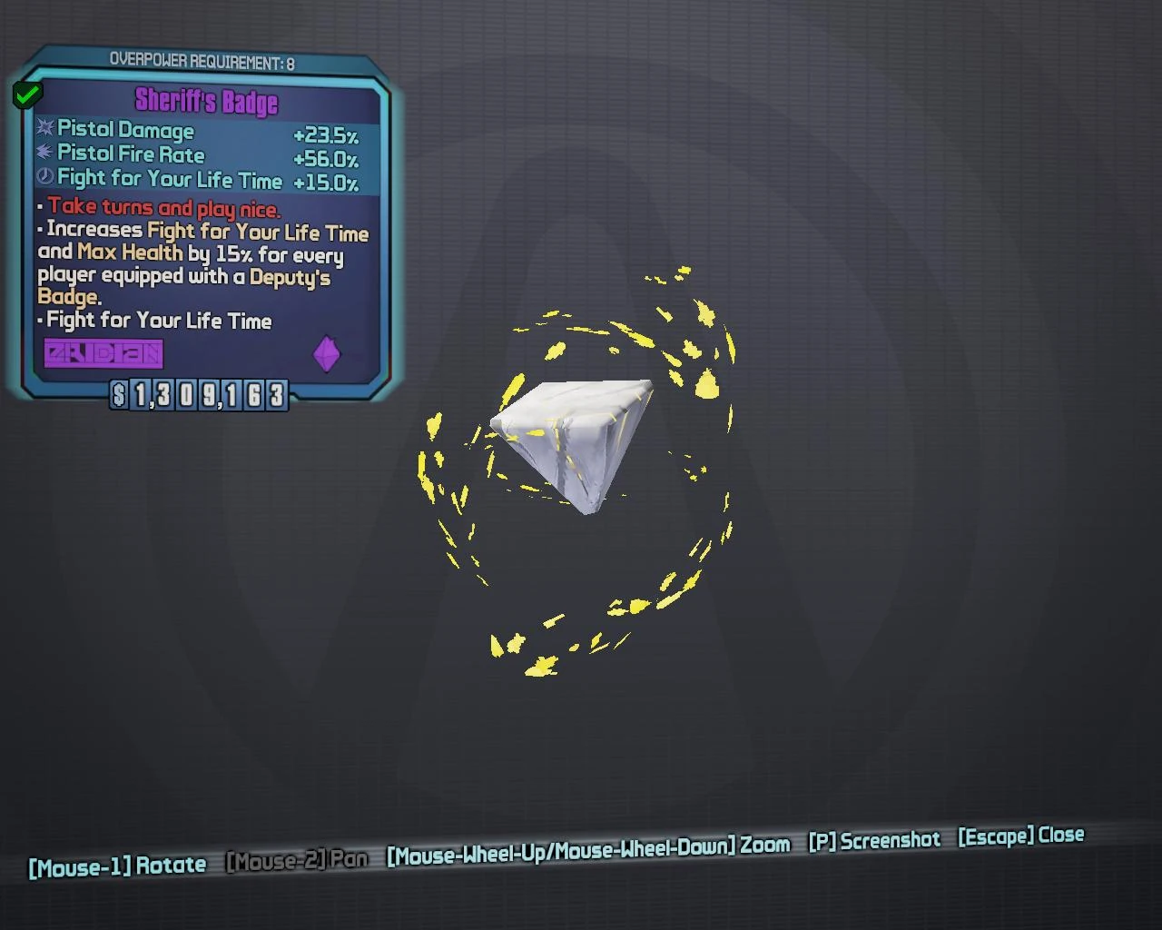 Image Sheriff's Badge OP8.jpg Borderlands Wiki