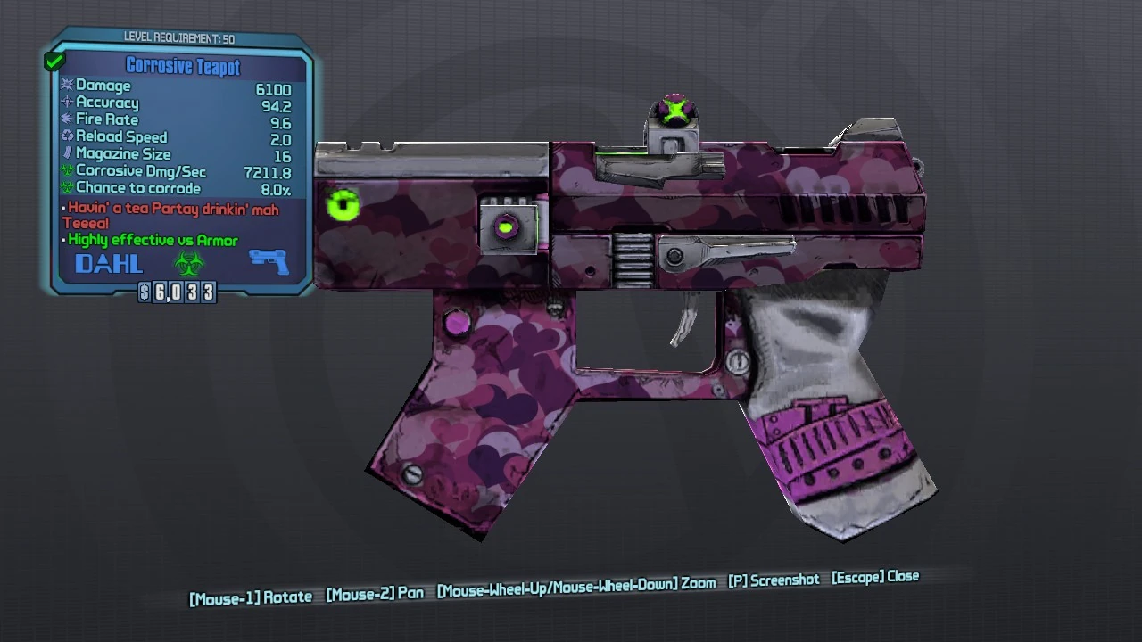 Image Corrosive Teapot 50.jpg Borderlands Wiki FANDOM powered by