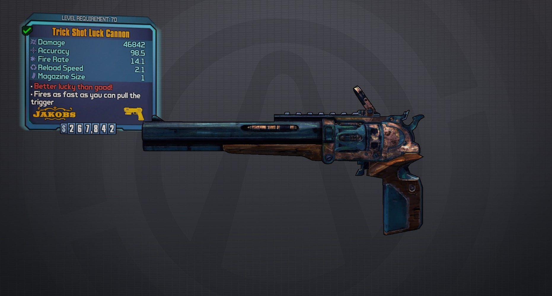 Borderlands 3 Legendary Jakobs Rifle With Fire Dmg