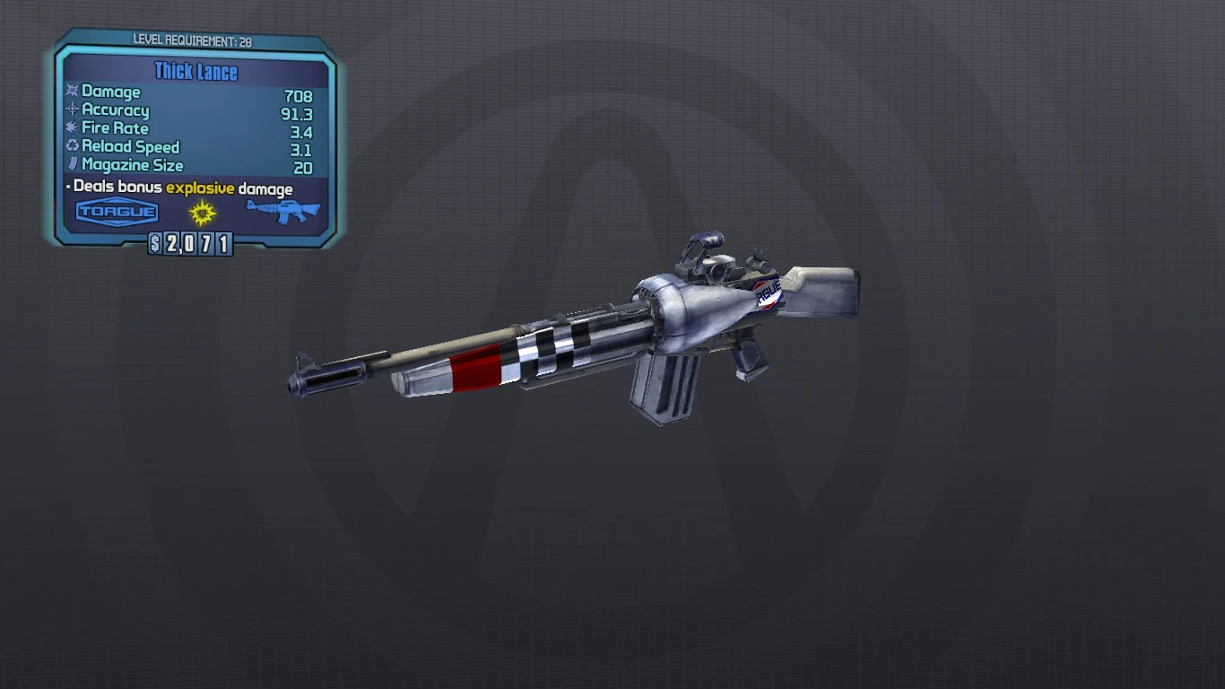 Lance (assault rifle) Borderlands Wiki FANDOM powered by Wikia