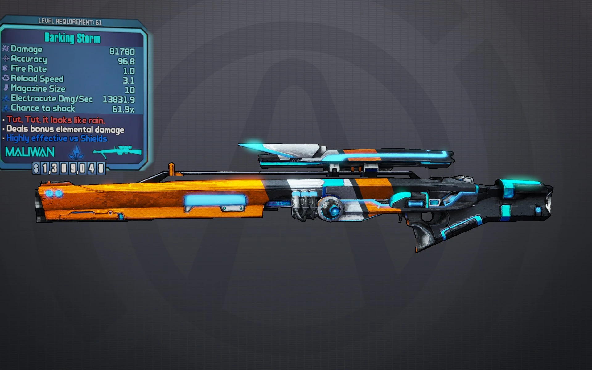 Storm (sniper rifle) Borderlands Wiki FANDOM powered by Wikia