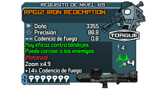 RPG12 Iron Redemption