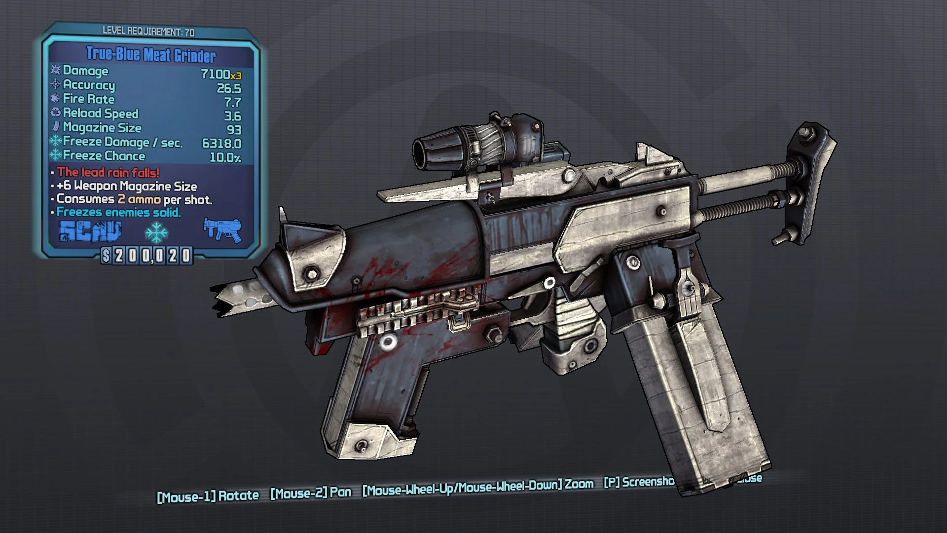 Meat Grinder (SMG) Borderlands Wiki Fandom