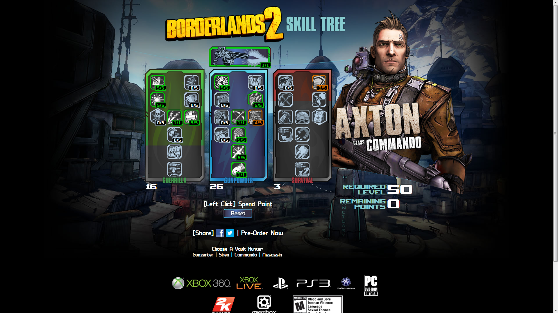 Image - Axton Decimation Build.png | Borderlands Wiki | FANDOM powered by Wikia