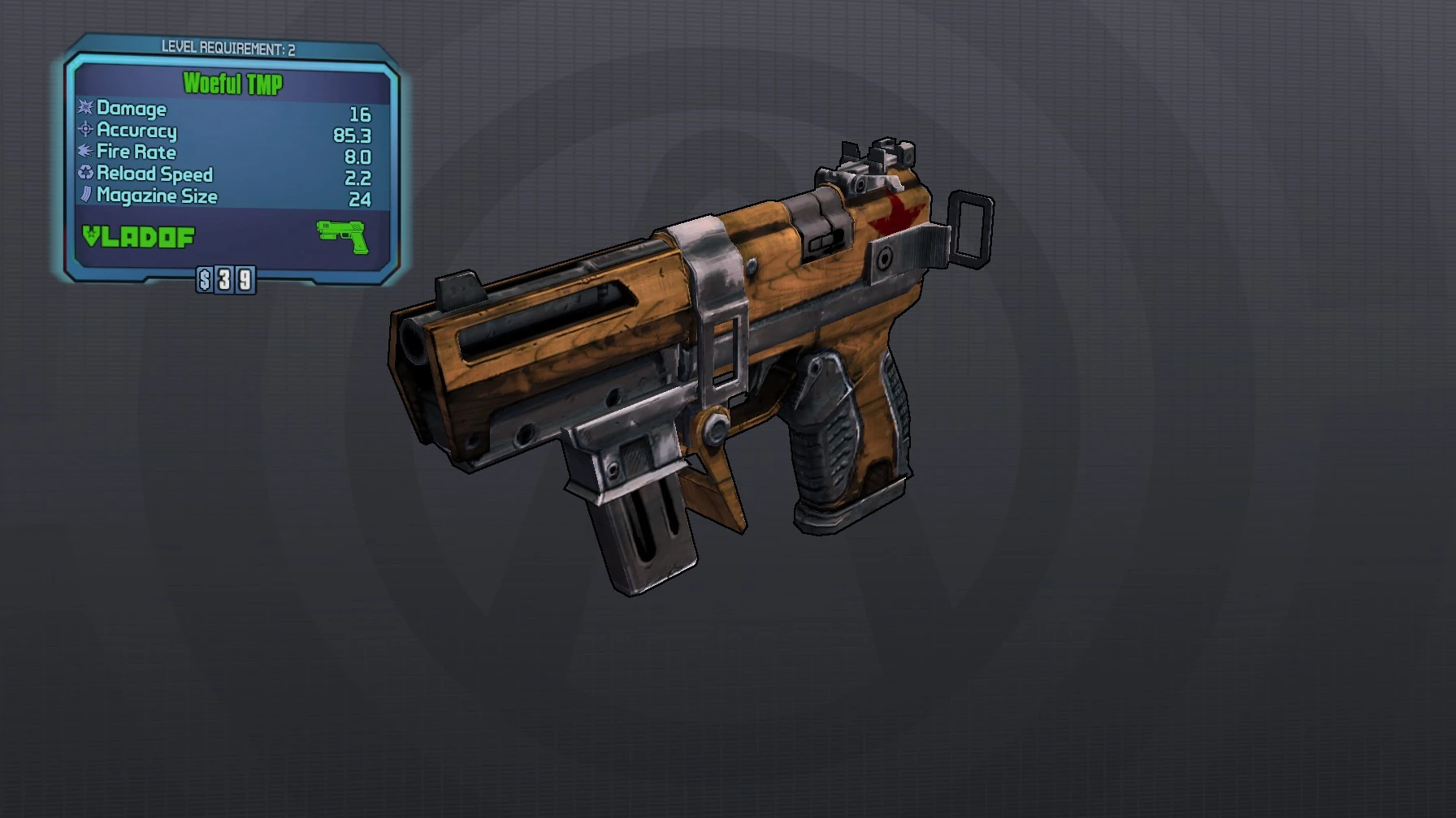 TMP/Variant Chart Borderlands Wiki FANDOM powered by Wikia