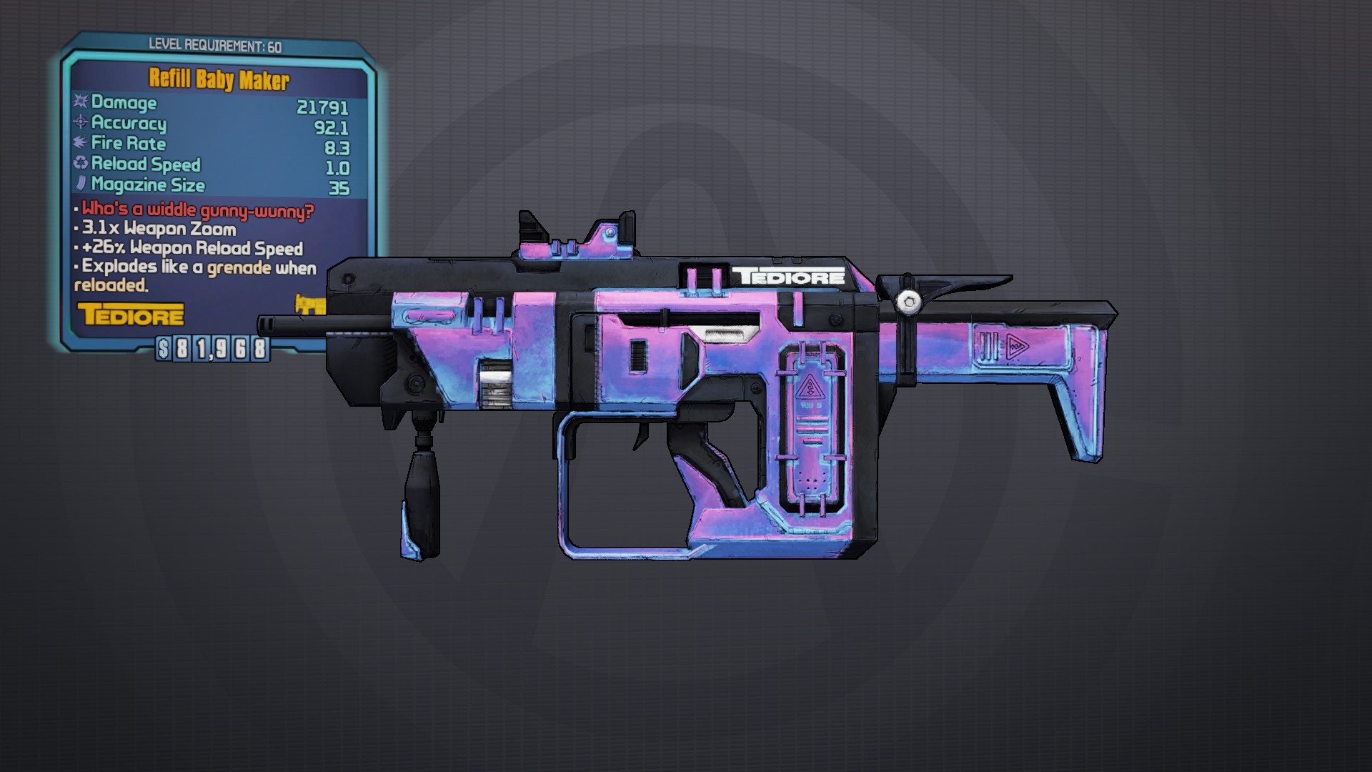 borderlands 2 gun generator