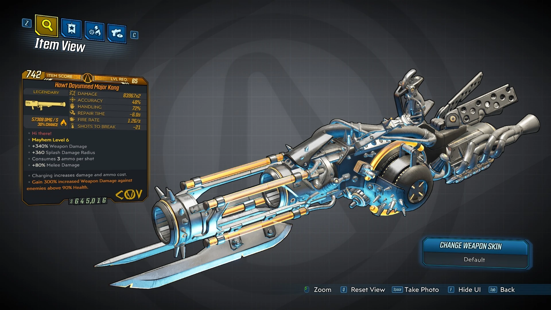 Major Kong Borderlands Wiki Fandom