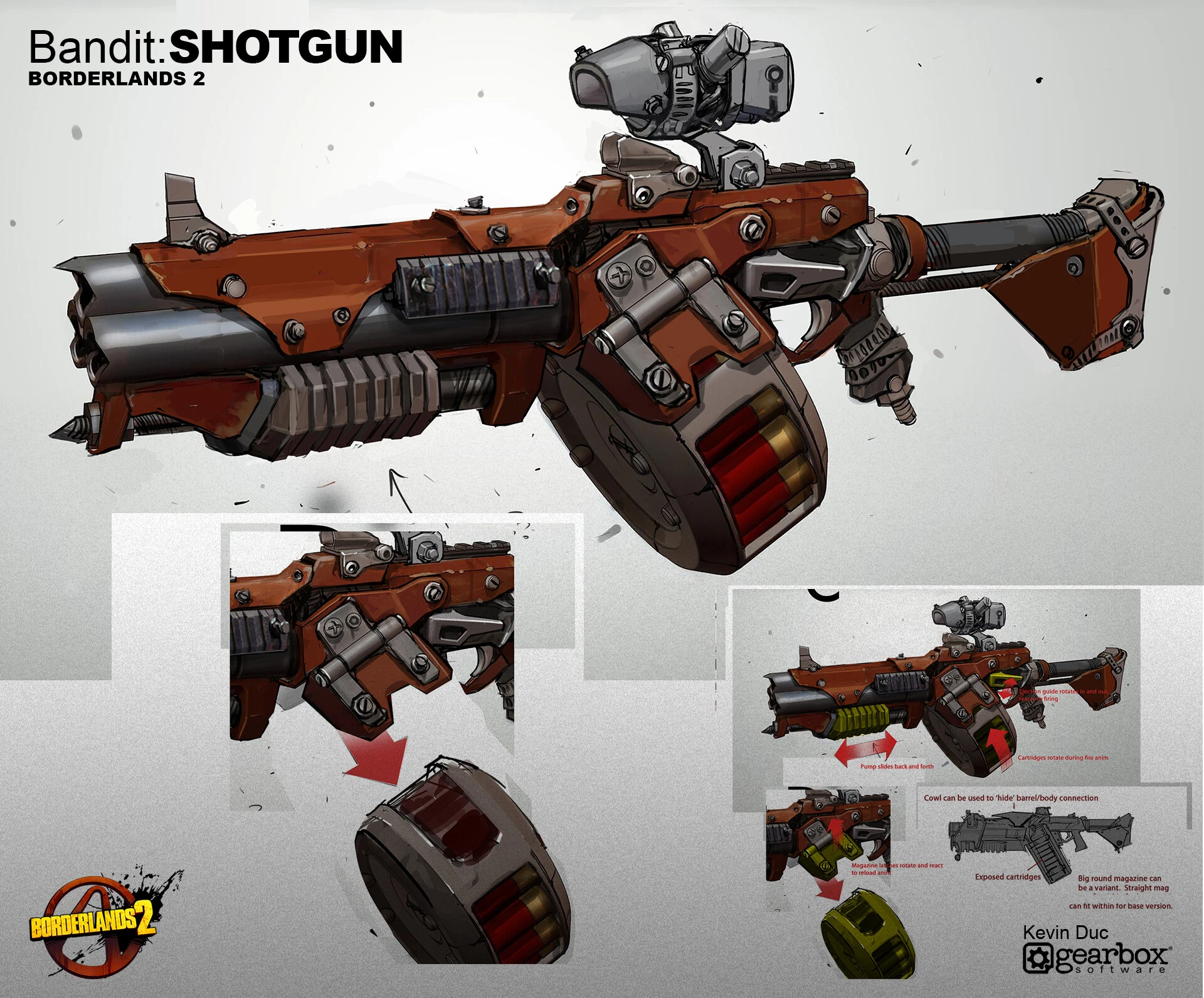 Image Bandit shotgun concept.jpg Borderlands Wiki FANDOM powered