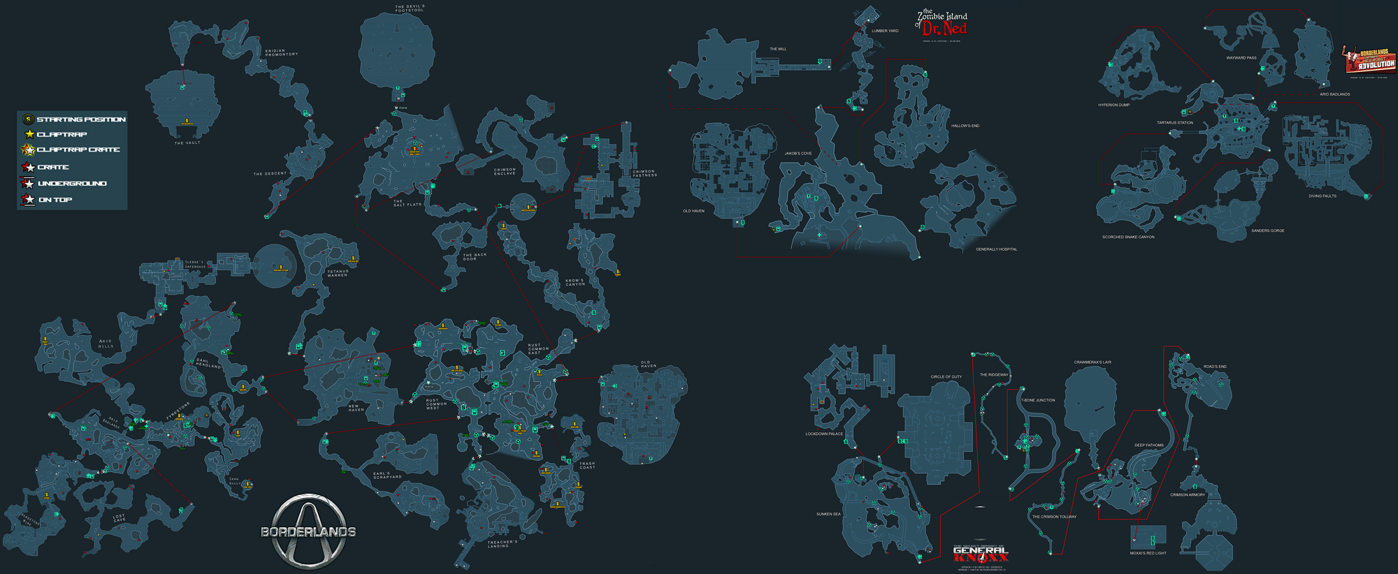 Maps of the Borderlands | Borderlands Wiki | Fandom