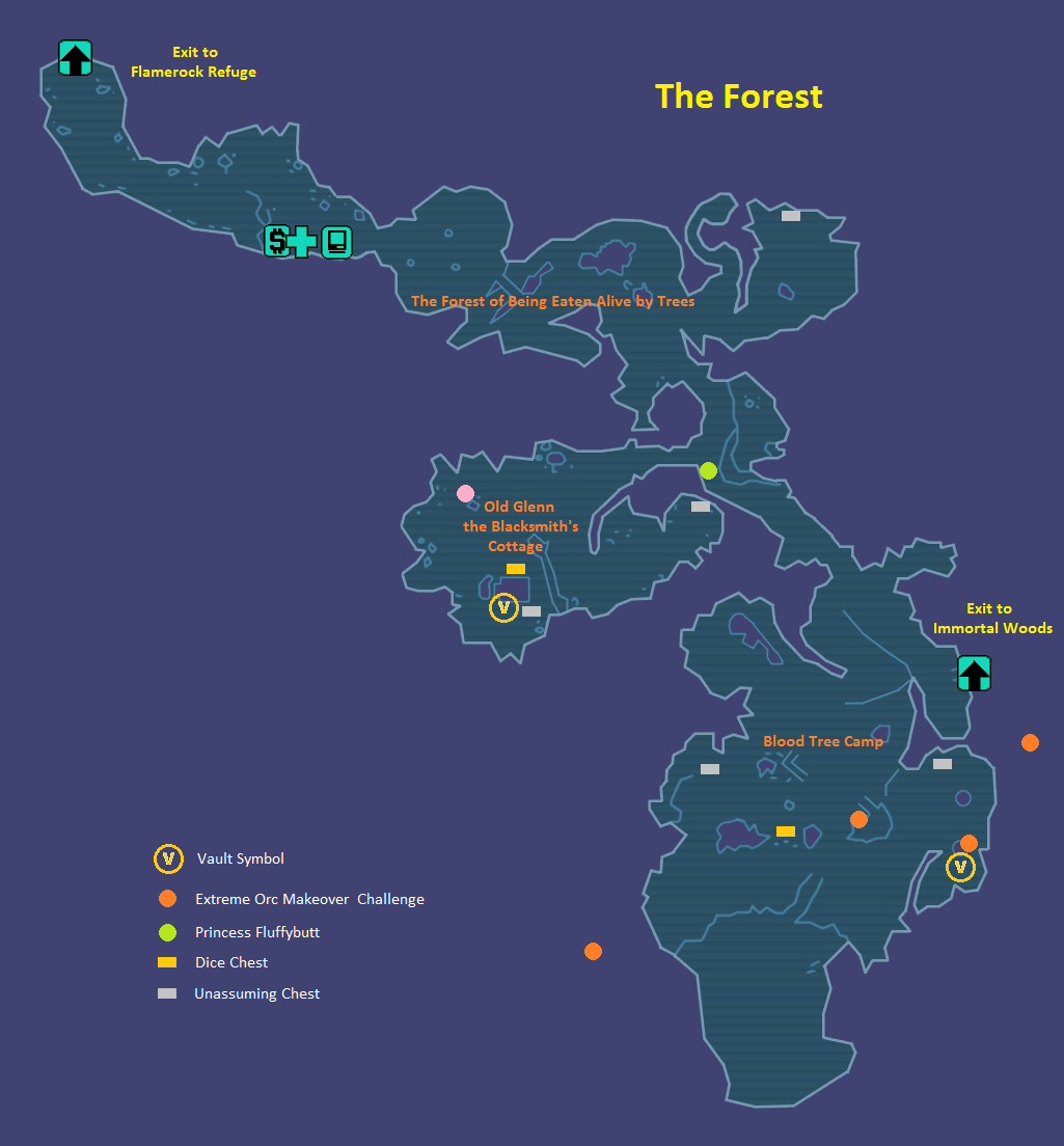 The Forest Map Ps4