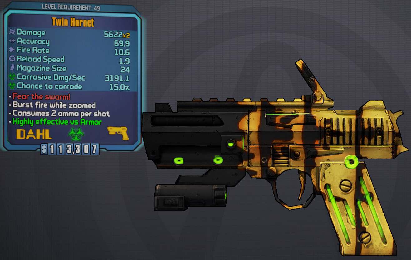 Borderlands 2 weapon mod codes