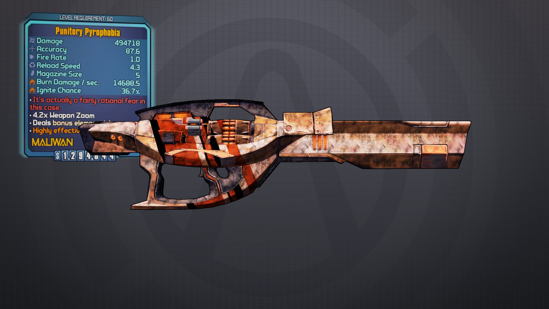 Pyrophobia Borderlands Wiki Fandom Powered By Wikia